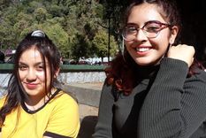 Tiare y Gabriela, en Concepcion.