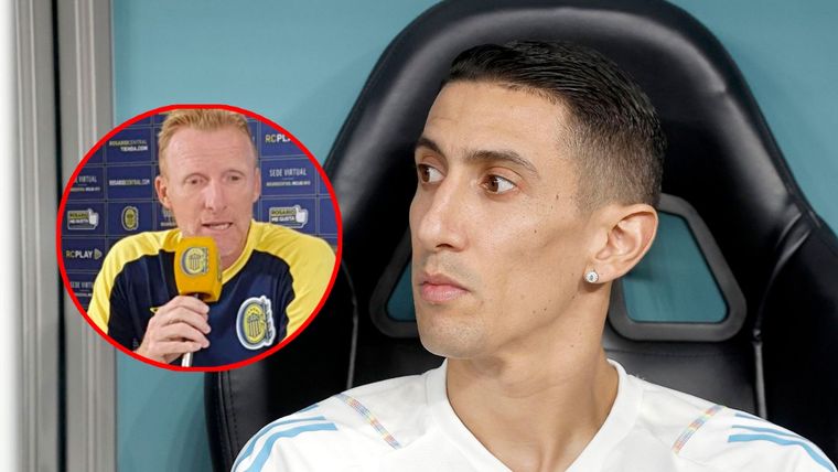 Di María le contestó a Lussenhoff, mánager de Rosario Central