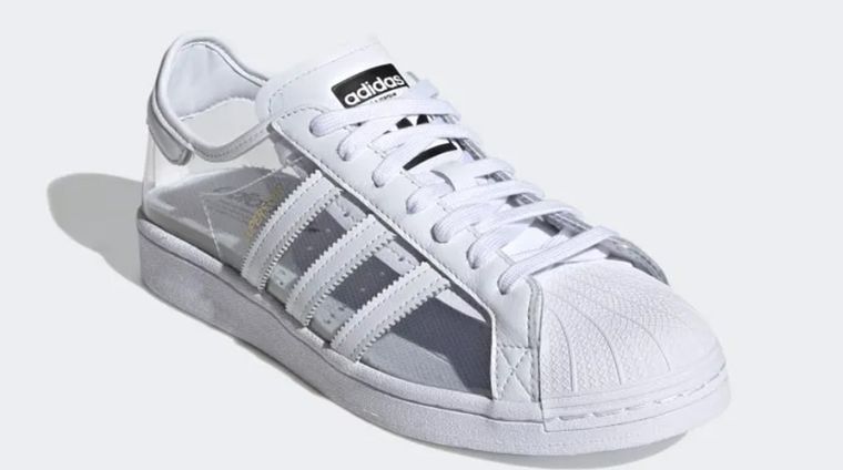 La Adidas transparente. Foto: Fuente: GQ