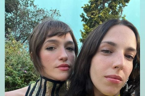 Cande y Vico, las dos celebrities que generaron polémica en el primer día de la BAFWeek Foto: Instagram