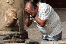 calor agua calentamiento global Europa sufre particularmente el calentamiento global. Foto: Efe.