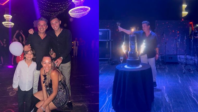 Marcelo Gallardo festejó sus 50 años con una fiesta especial.