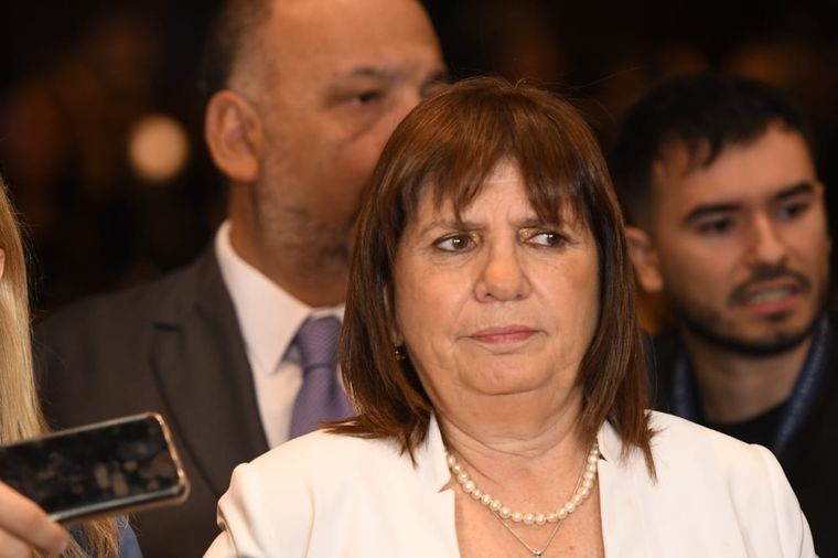 La ministra de Seguridad, Patricia Bullrich Foto: Rodrigo Dangelo