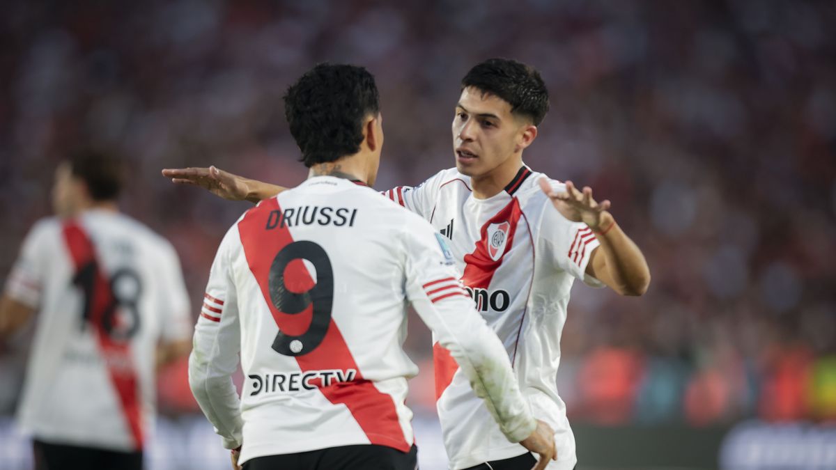 No se vio por TV: el enojo de Sebastián Driussi con un compañero en pleno River-Belgrano