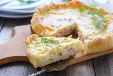 Receta de tarta de jamón y queso: sencilla y deliciosa Foto: Shutterstock