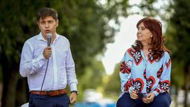 El gobernador Axel Kicillof y la expresidenta Cristina Fernández de Kirchner, los protagonistas de una interna del peronismo que no se termina de reconciliar.