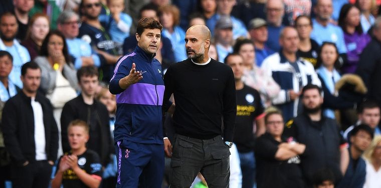 Pochettino y Guardiola.