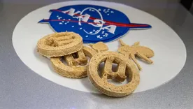 Las galletas de la NASA que podrían ir al espacio.