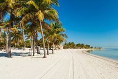 Playa Crandon, Miami. En el puesto número 7 de la lista se encuentra Miami (Estados Unidos) Foto: Shutterstock Playa Crandon, Miami. En el puesto número 7 de la lista se encuentra Miami (Estados Unidos) Foto: Shutterstock