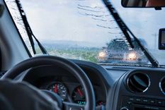 Durante horas de la mañana se produjeron decenas de accidentes producto de la lluvia
