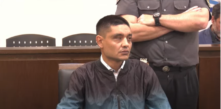 El imputado en el juicio Foto: Captura de video. Gentileza Ministerio Público Fiscal