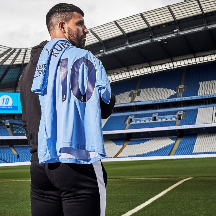 El Kun Agüero, símbolo del Manchester City Foto: Twitter @aguerosergiokun