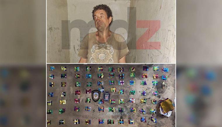 Sergio Bianchi, de 39 años, fue detenido con cocaína en Las Heras.&nbsp;