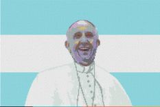 El mosaico de Nora Iniesta a ser inaugurado.