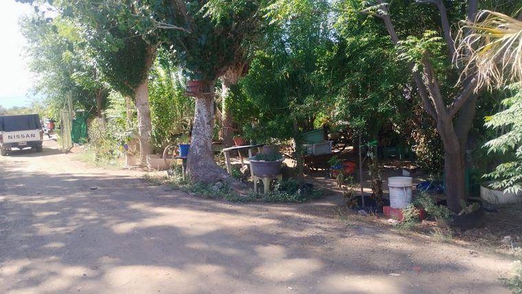 El ingreso a la finca donde ocurrió el trágico hecho. El ingreso a la finca donde ocurrió el trágico hecho.