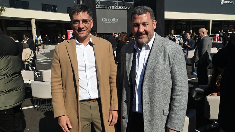 Marcos Calvente junto a Flavio Kristich. Marcos Calvente junto a Flavio Kristich.