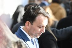 Tadeo García Zalazar brindó una conferencia de prensa sobre el caso en La Paz. 