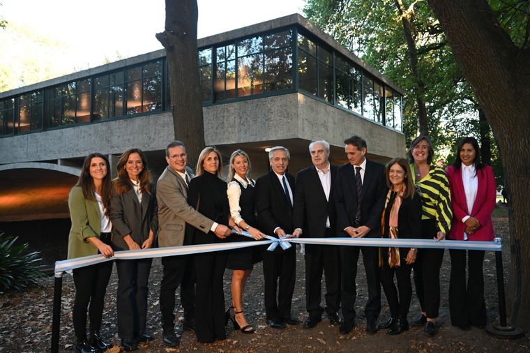 Alberto Fernández encabezó la reinauguración de la Casa Sobre el Arroyo Foto: Presidencia de la Nación