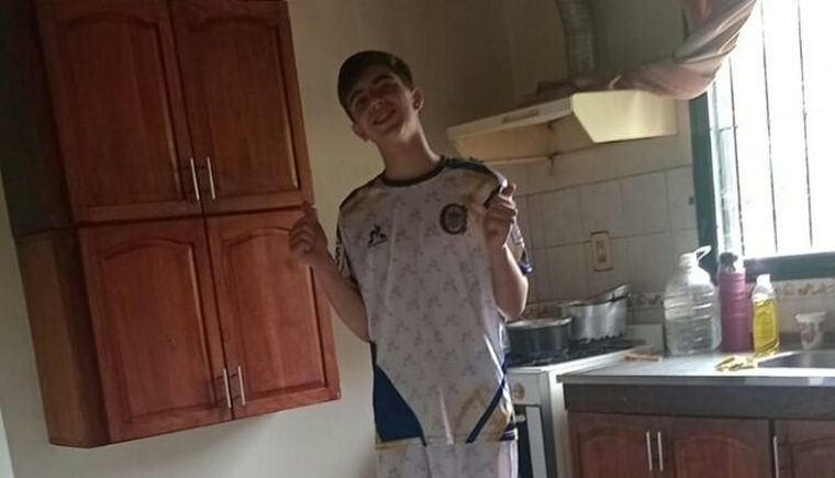 Valentino Nicolás Di Cesare Nicastro, de 15 años, es buscado intensamente.