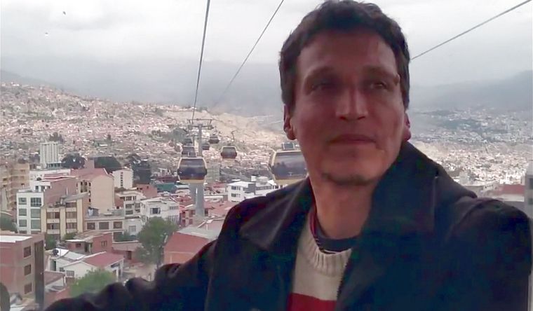 Sebastián Moro El periodista mendocino murió en La Paz, Bolivia. Foto: FamiliaMoro.