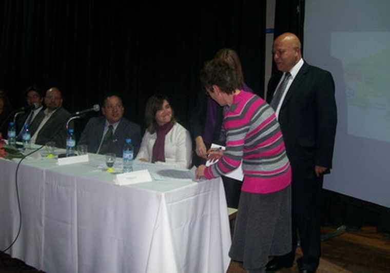 El intendente Alejandro Abraham, presente en la mesa de autoridades. Foto: Prensa