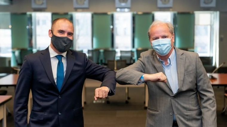 Guzmán mantuvo reuniones en el Banco Mundial además de en el FMI Foto: Télam