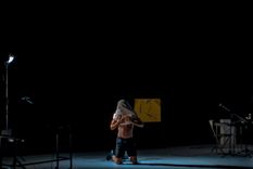 Iván Hochman trajo a la provincia por primera vez Yo también me llamo Hokusai. Foto: Valentina Buttini.