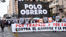 Los dirigentes del Polo Obrero, cada vez más complicados.&nbsp;
