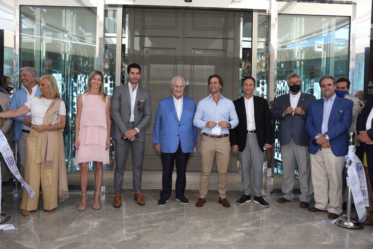 A la inauguración del edificio fue el presidente Luis Lacalle Pou. Foto: Grupo Mass+