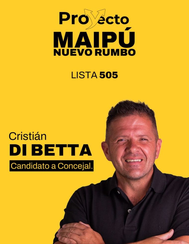 Cristian Di Betta decidió incursionar en el mundo de la política. Cristian Di Betta decidió incursionar en el mundo de la política.