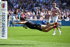 Mateo Carreras anotó tres tries en Los Pumas Foto: Télam Mateo Carreras anotó tres tries en Los Pumas Foto: Télam