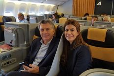 Macri viajó a Francia junto a su esposa.