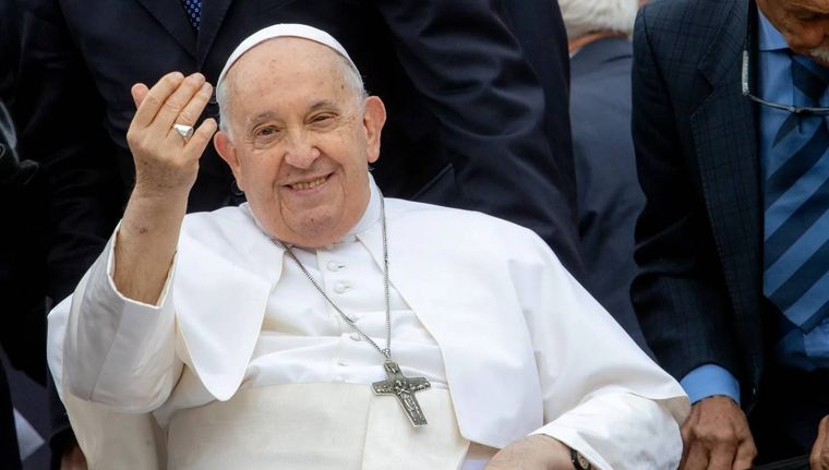El Papa Francisco recibirá a varios comediantes en el Vaticano. Foto: Archivo MDZ