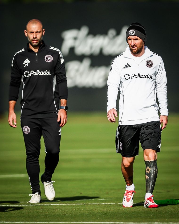 Mascherano se refirió a la posibilidad de que Messi juegue de arranque en Concachampions. Foto: @brfootball