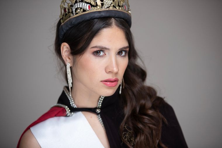 Anabel Ríos Alvear La soberana ha trabajado la viña Foto: Gentileza