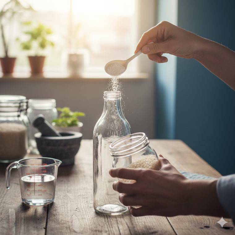 Un truco de limpieza infalible. Fuente: IA Gemini.