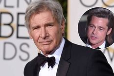 No hay onda: Harrison Ford no conectó con Brad Pitt.