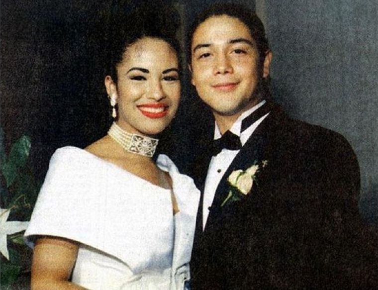 Selena Quintanilla y Chris Pérez