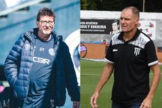Alfredo Berti, DT de Independiente Rivadavia, y Darío Franco, su par de Gimnasia, no cuentan con refuerzos hasta ahora.