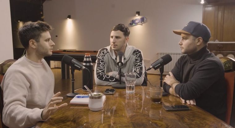 De izquierda a derecha: Nico Grupe, Juan Arocena, Juan Cruz. Foto: Gentileza