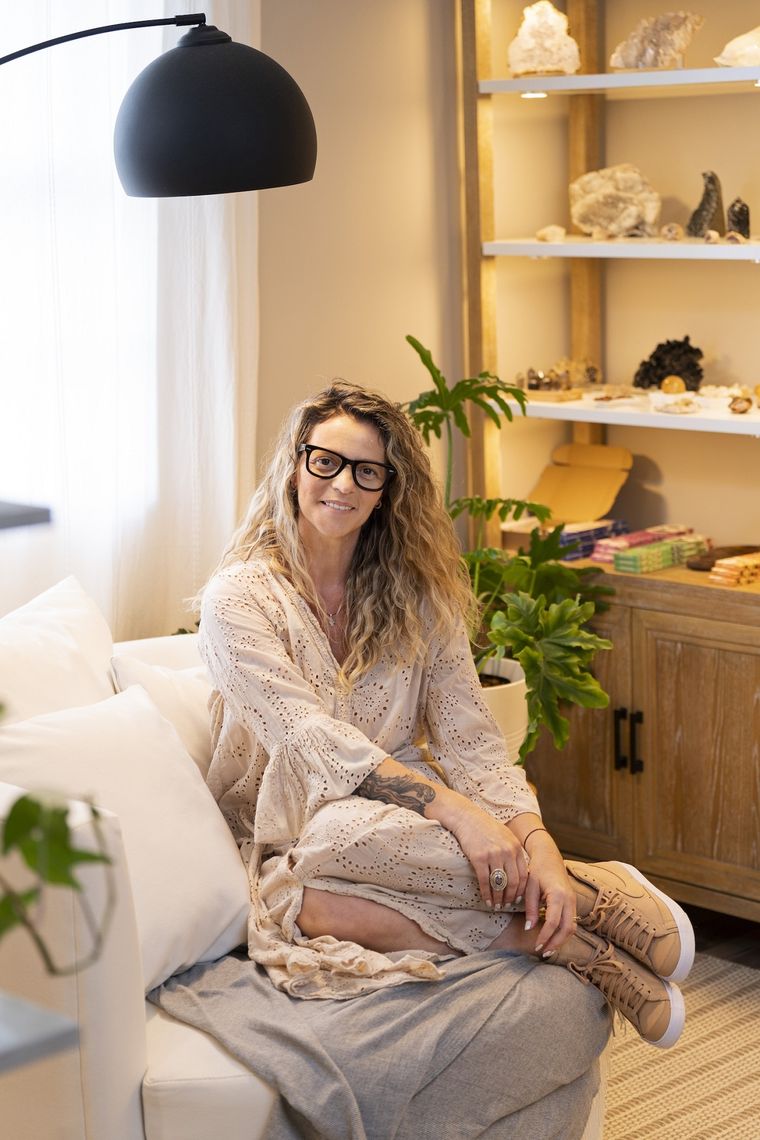 Erica Montani en su espacio de Miami.