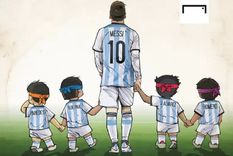 Messi, el líder de una generación de dos décadas en la Selección argentina, y varios memes para la historia. Messi, el líder de una generación de dos décadas en la Selección argentina, y varios memes para la historia.