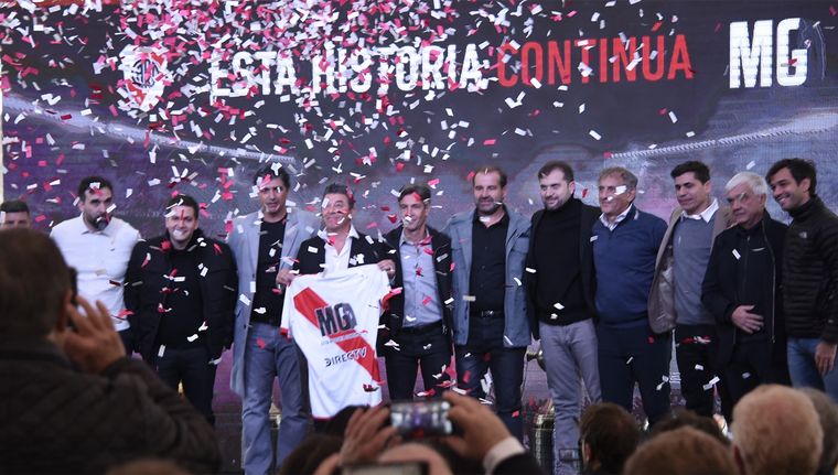 El Cuerpo Técnico de Marcelo Gallardo en River. Foto: Juan Mateo Aberastain/MDZ