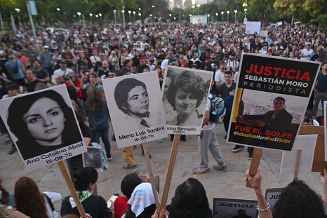 La marcha comenzó en Garibaldi y San Martín. La marcha comenzó en Garibaldi y San Martín.