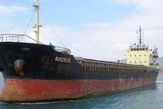 El MV Rhosus llegó a Beirut en 2013 con las 2.750 toneladas de nitrato de amonio. Foto: EPA