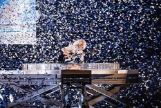 La emblemática banda brilló en la gran ciudad. La emblemática banda brilló en la gran ciudad.