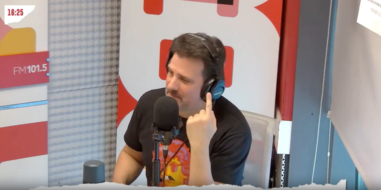 Listorti, enojado con las críticas. Créditos: Captura / ReTarde Listorti, enojado con las críticas. Créditos: Captura / ReTarde