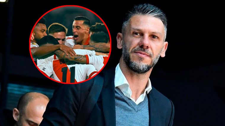 Demichelis sorprendió a todo River al incluir a un jugador fuera de su posición habitual