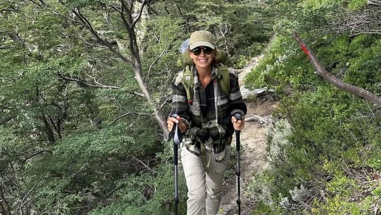 Juliana Awada disfruta del sur de Argentina.&nbsp;