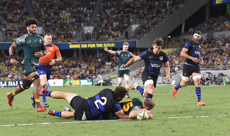 Los Pumas vs. Australia Foto: EFE